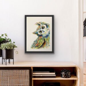 Owl art print