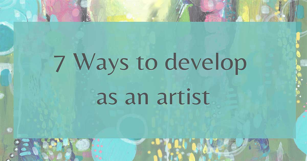 Develop as an artist
