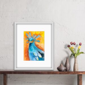 secretary bird artwork