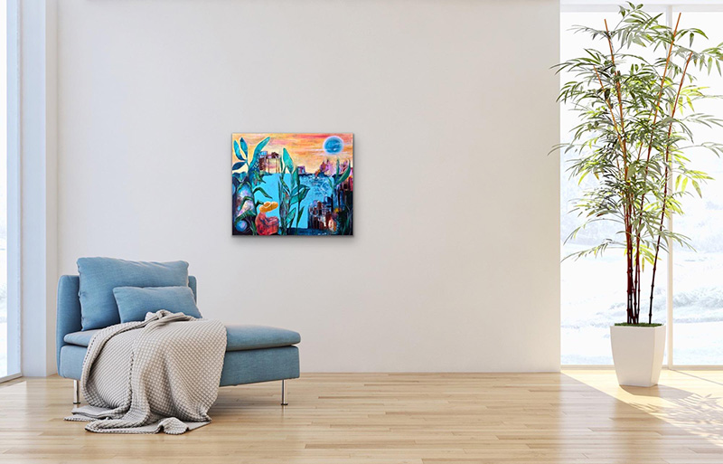 Imagination of all things original artwork