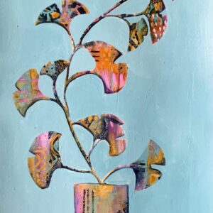 leaves in the evening original artwork